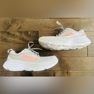 Women’s Sz 9.5B Harbor Mist/ Lunar Rock Hoka One One Bondi 8